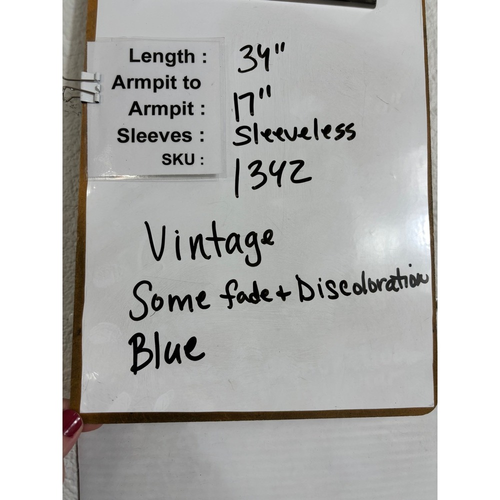 Vintage Tricot All Nylon Blue Lace Lingerie Slip Dress Size 34 S - Picture 4 of 10